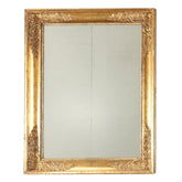 Antique 19th Century French Gold Gilt Mirror 19Lx24H