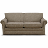 England Furniture Co- Savona Rolled-Arm, Tight-Back Sleeper Sofa w/ Unused Full Sized Innerspring Mattress