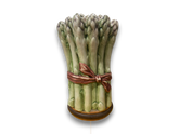 Large Ceramic Asparagus Sculpture 7Lx7Wx12H
