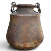 Antique Indonesian Bronze Ceremonial Pot 16Lx16Wx18H 18lbs