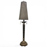 Berman Harlequin Black Table Lamp 8Lx8Wx36H