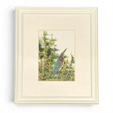 Joan Turner Green Heron Print 14Lx12Wx.5H
