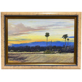 Joe Suroviec Florida Marsh Landscape Original Oil on Canvas, Framed, 43Lx31H