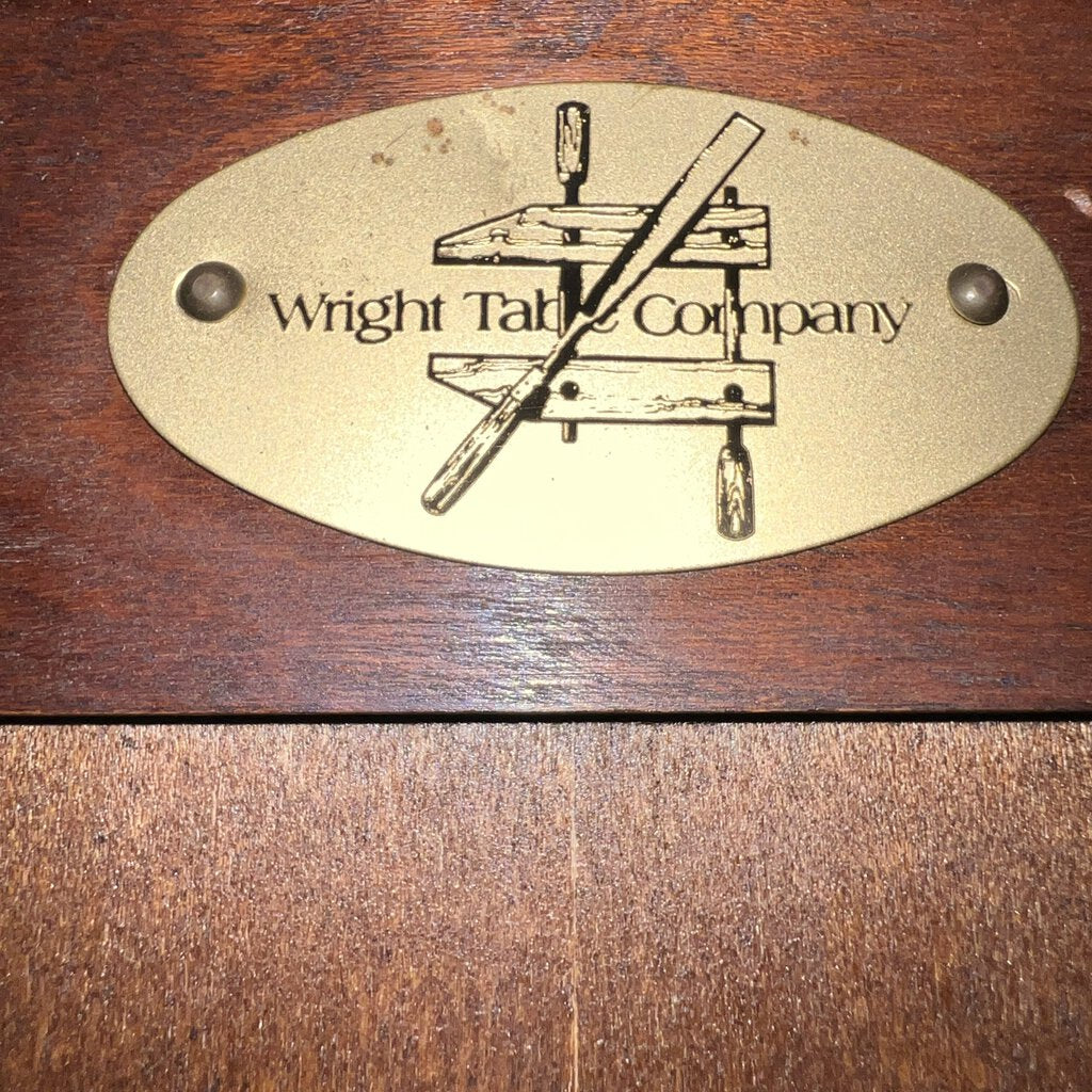No. 570 Armoire Cherry Wood w/ Golden Finish by: Wright Table Company. NC, USA 45Lx24Wx87H