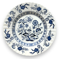 80pc Vintage Set of Blue Nordic by Johnson Brothers Blue Onion & Floral Pattern