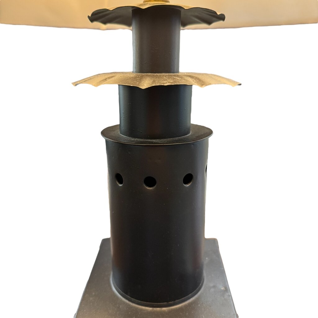 Lamp w/ Candle Lantern 28" tall