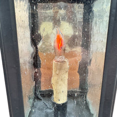 Lamp w/ Candle Lantern 28" tall