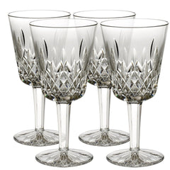 4 Waterford Lismore 8oz Goblets