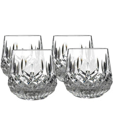 4 Waterford Lismore 9oz Roly Poly Rock Glasses