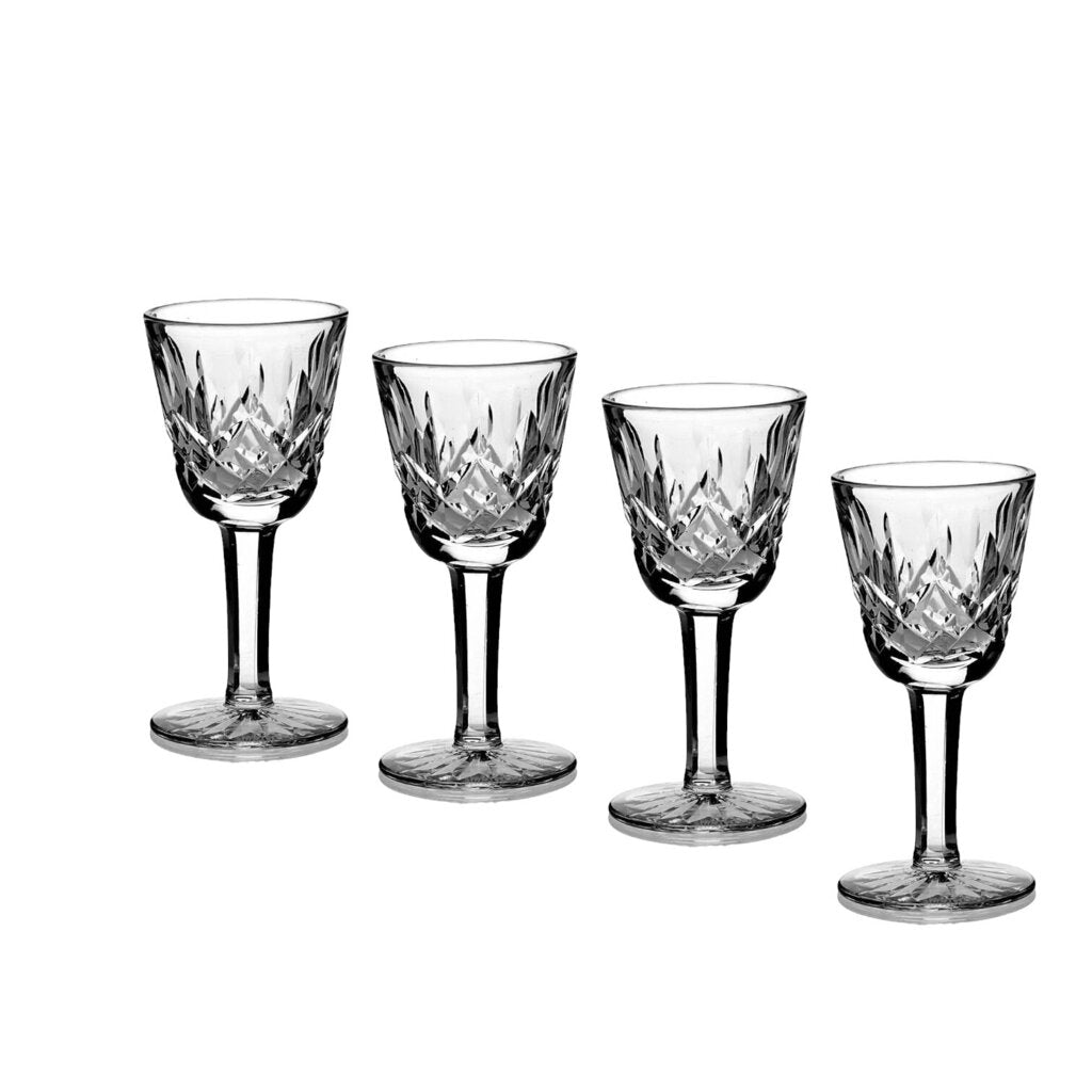 4 Waterford Lismore Liquor Cordials