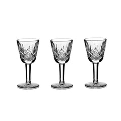 3 Waterford Lismore Liquor Cordials