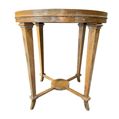 Madeline Bevel Mirrored Wood Side Table by Beyond Borders 26.5Lx26.5Wx28.5H