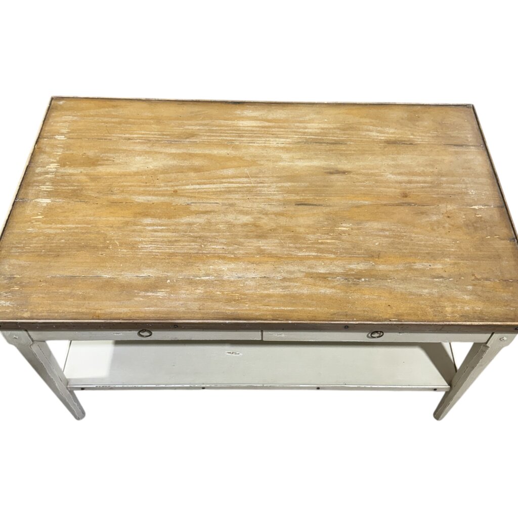 Century Coastal Distressed Coffee Table by Monarch Fine Furniture 42Lx26Wx22H