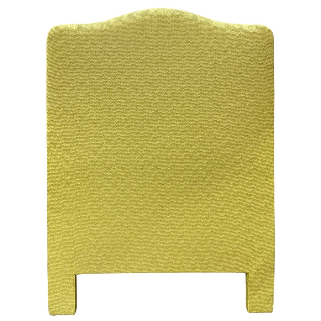 Pair of Green Upholstered Twin Headboards 39Lx53H