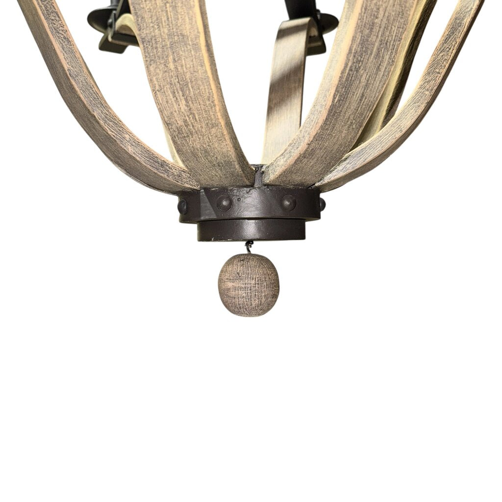 Lansing 8 Light Two Tone Satin Bronze Chandelier by: Kalco 32Lx43H