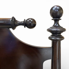 Bernhardt Clara Cannonball King Headboard in Espresso 84Lx64H