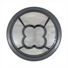 Pair of FrontGate Outdoor Glass Top Side Tables (sold as a set) (4 chairs also available)