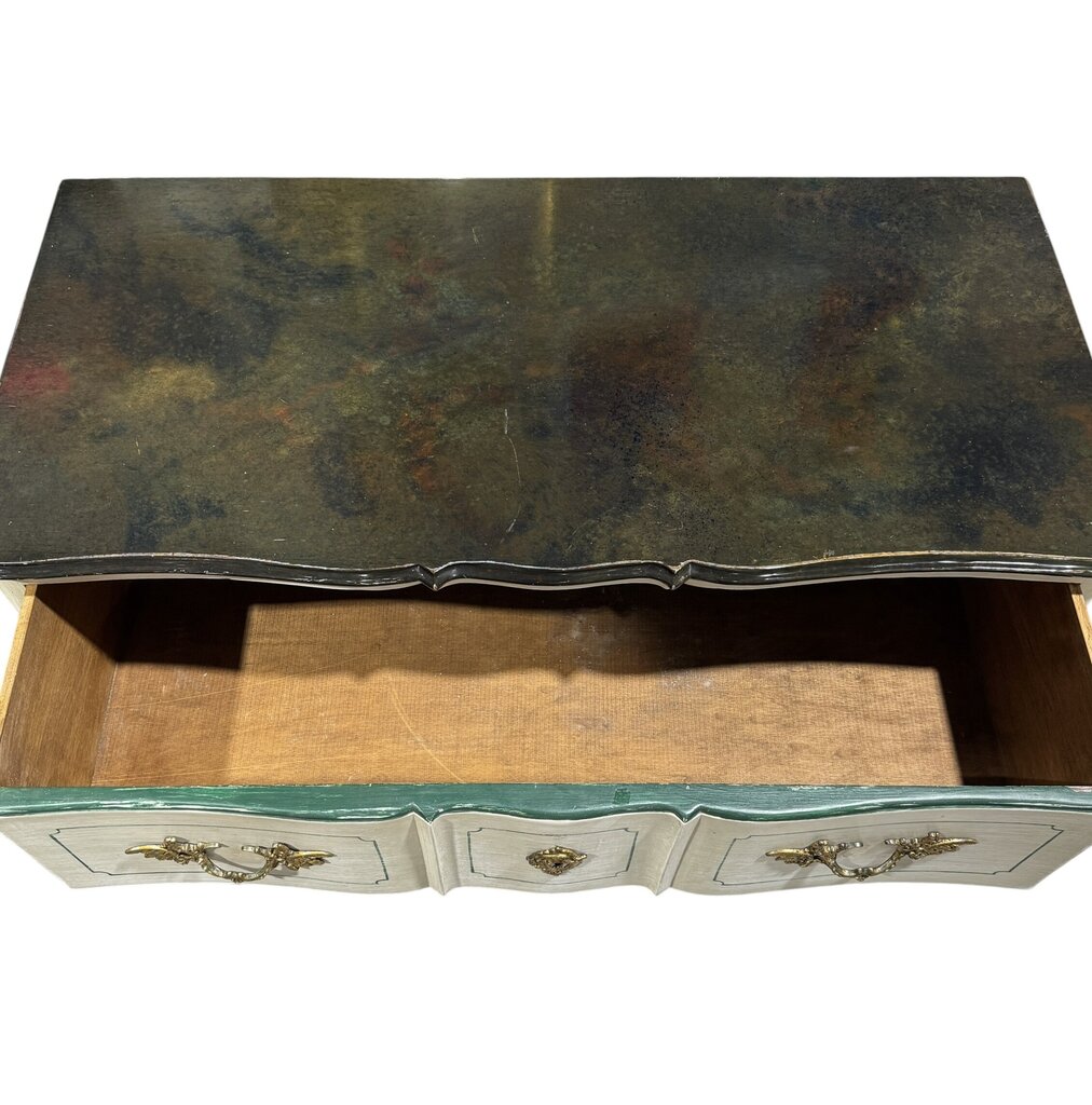 Late 18th Century Continental Louis XV Style Bombe Commode 45Lx22Wx34H