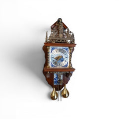 Dutch Zaanse Warmink Wall Clock 11Lx5.5Wx22H (NEW)