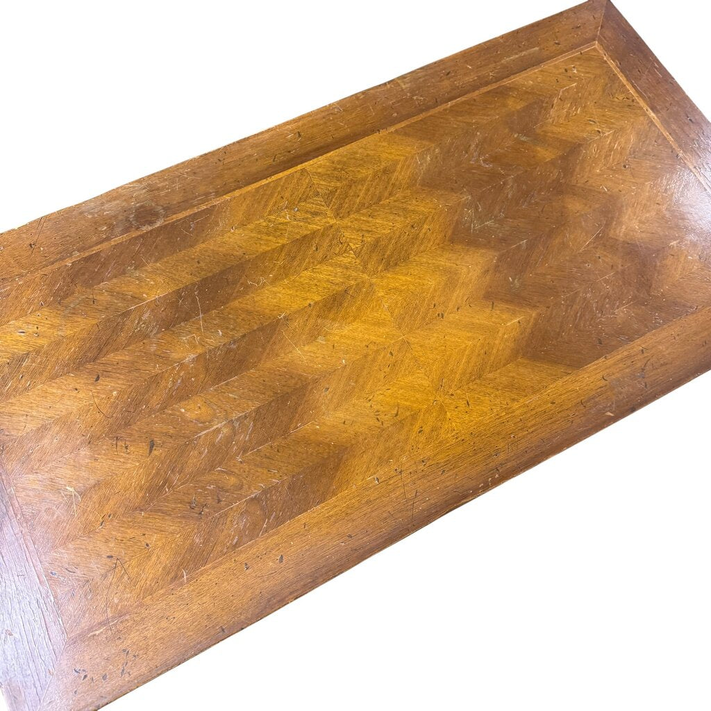 Italian Louis XVI Style Walnut One-Drawer Writing Desk 47.5Lx24Wx29H